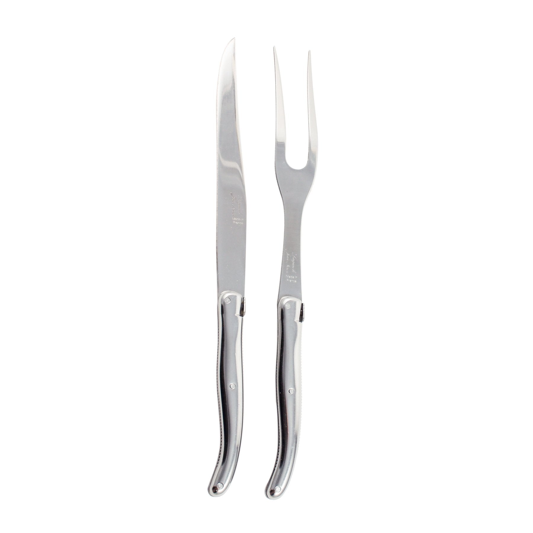 Laguiole Carving Set, Platine Stainless Steel