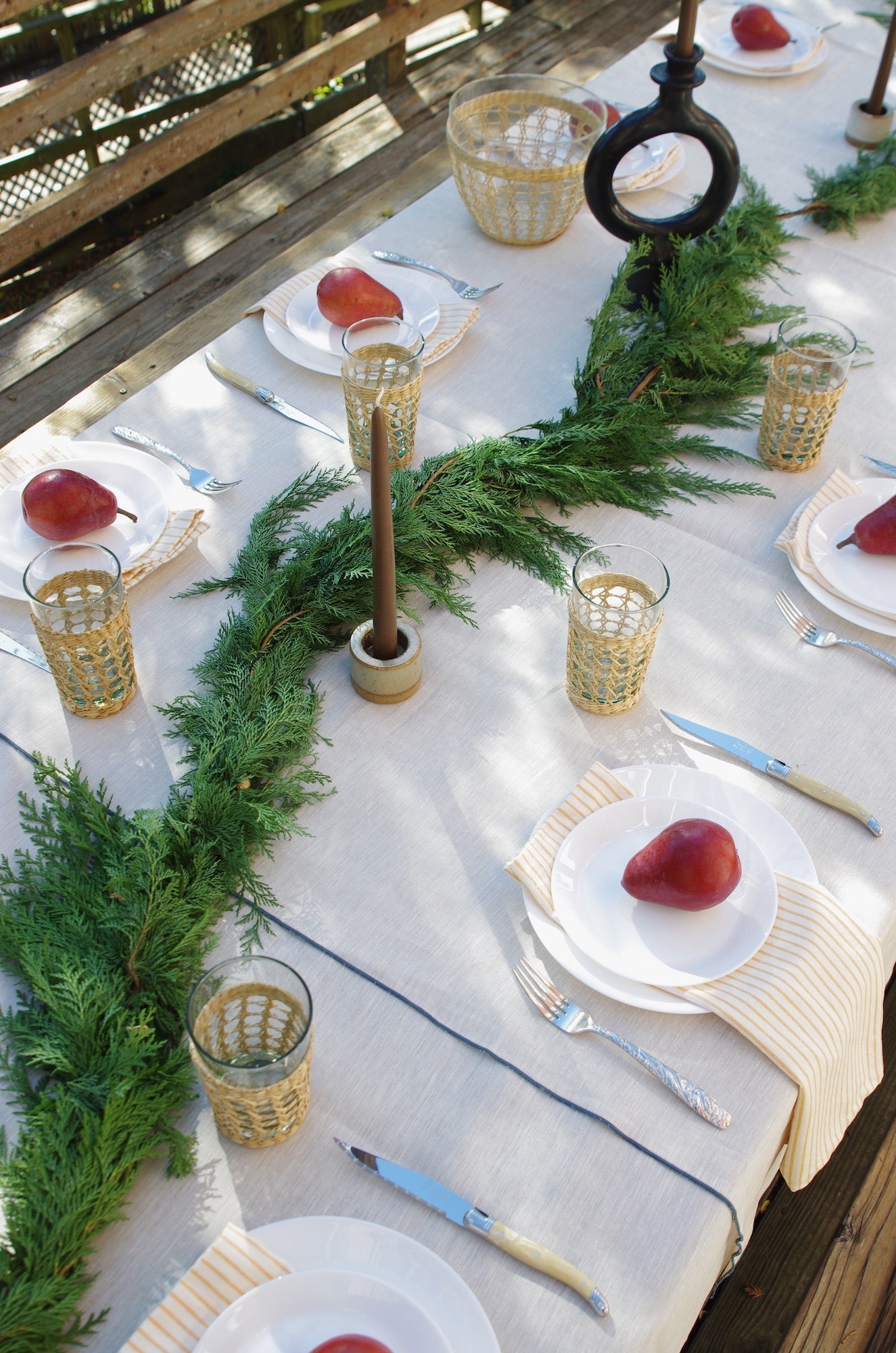 Seagrass Cage Highball Glass