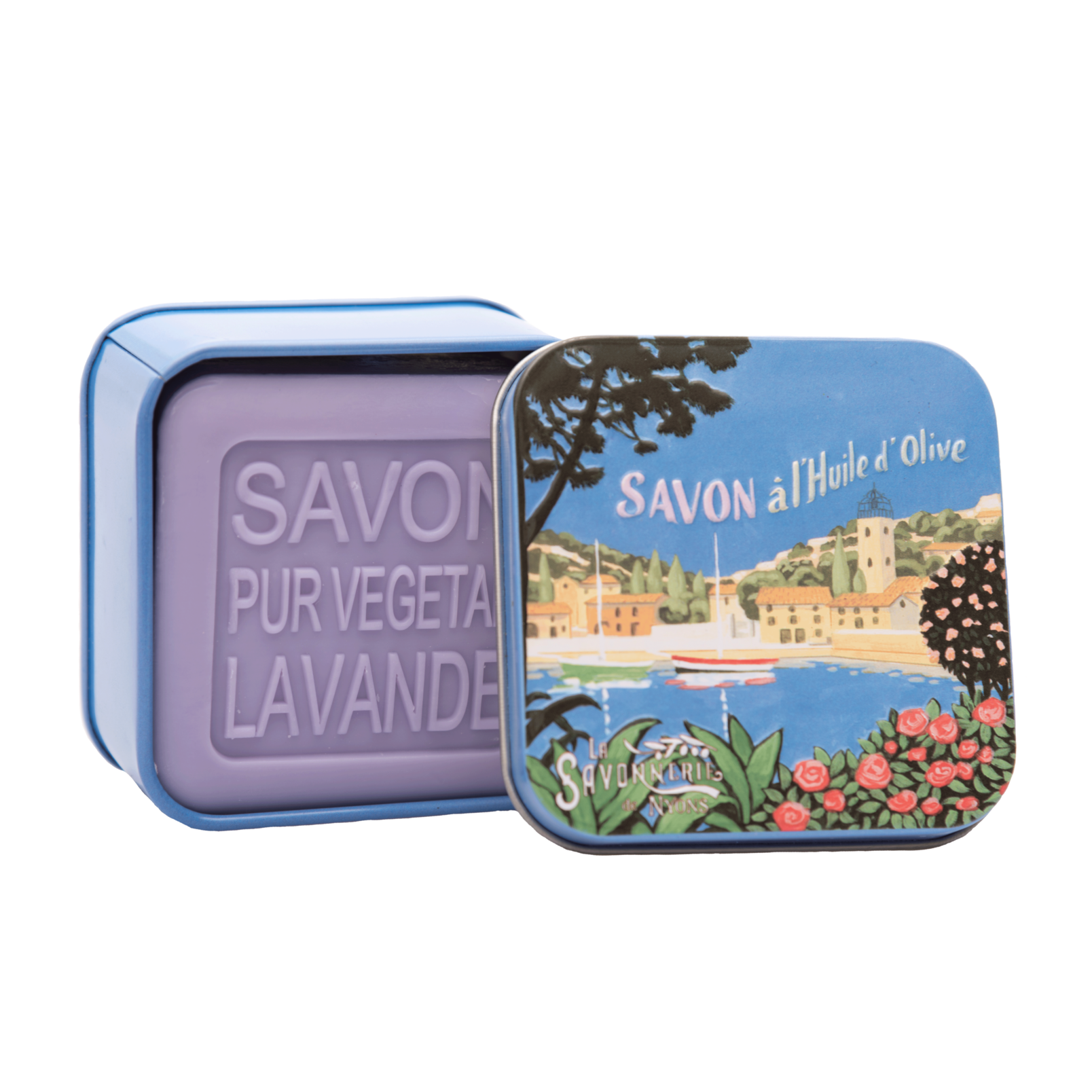 100g Soap in Tin Box "Côte d'Azur Marina" Pack of 3 - French Dry Goods