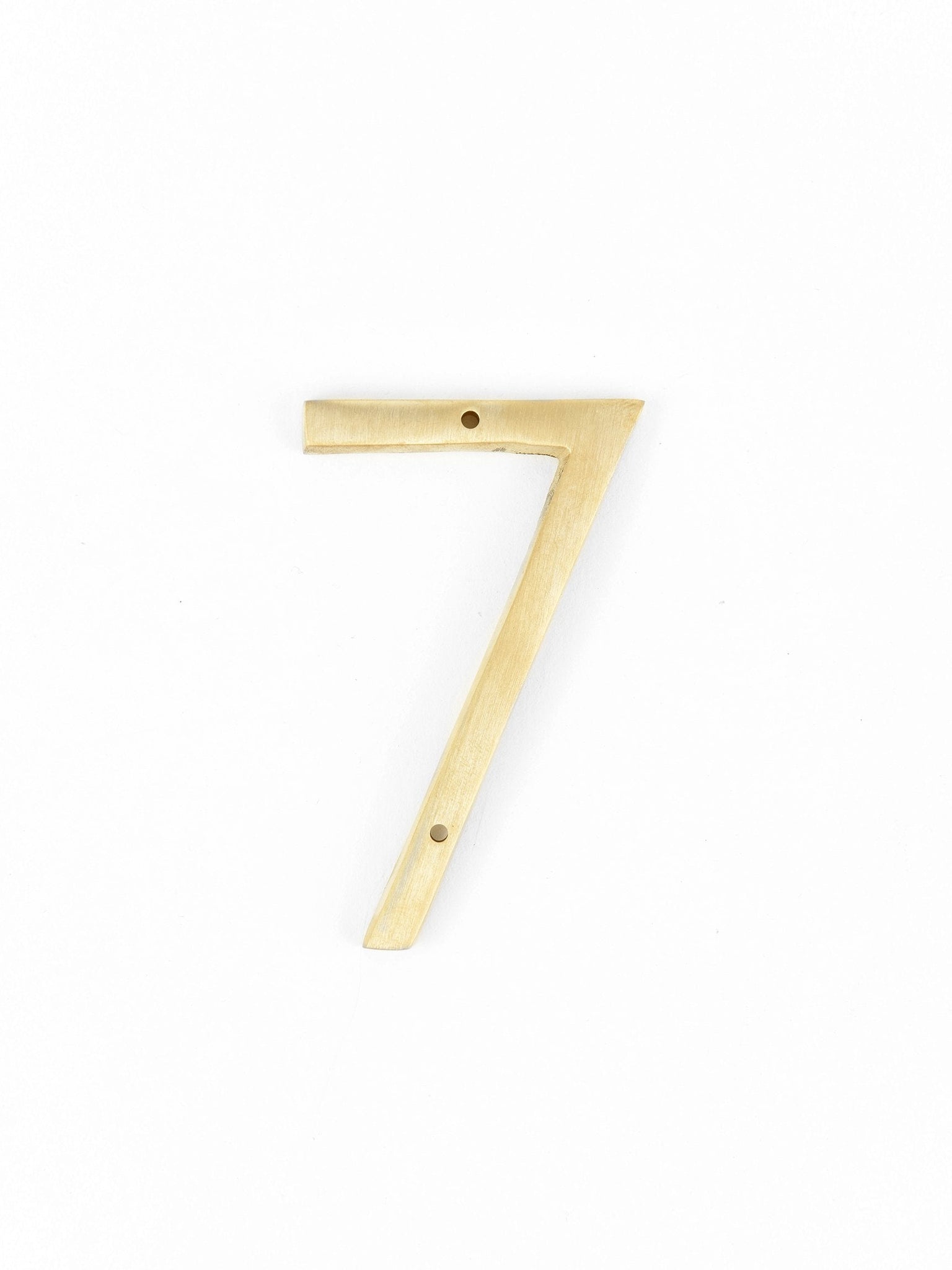 Orban & Sons Brass House Number Sign