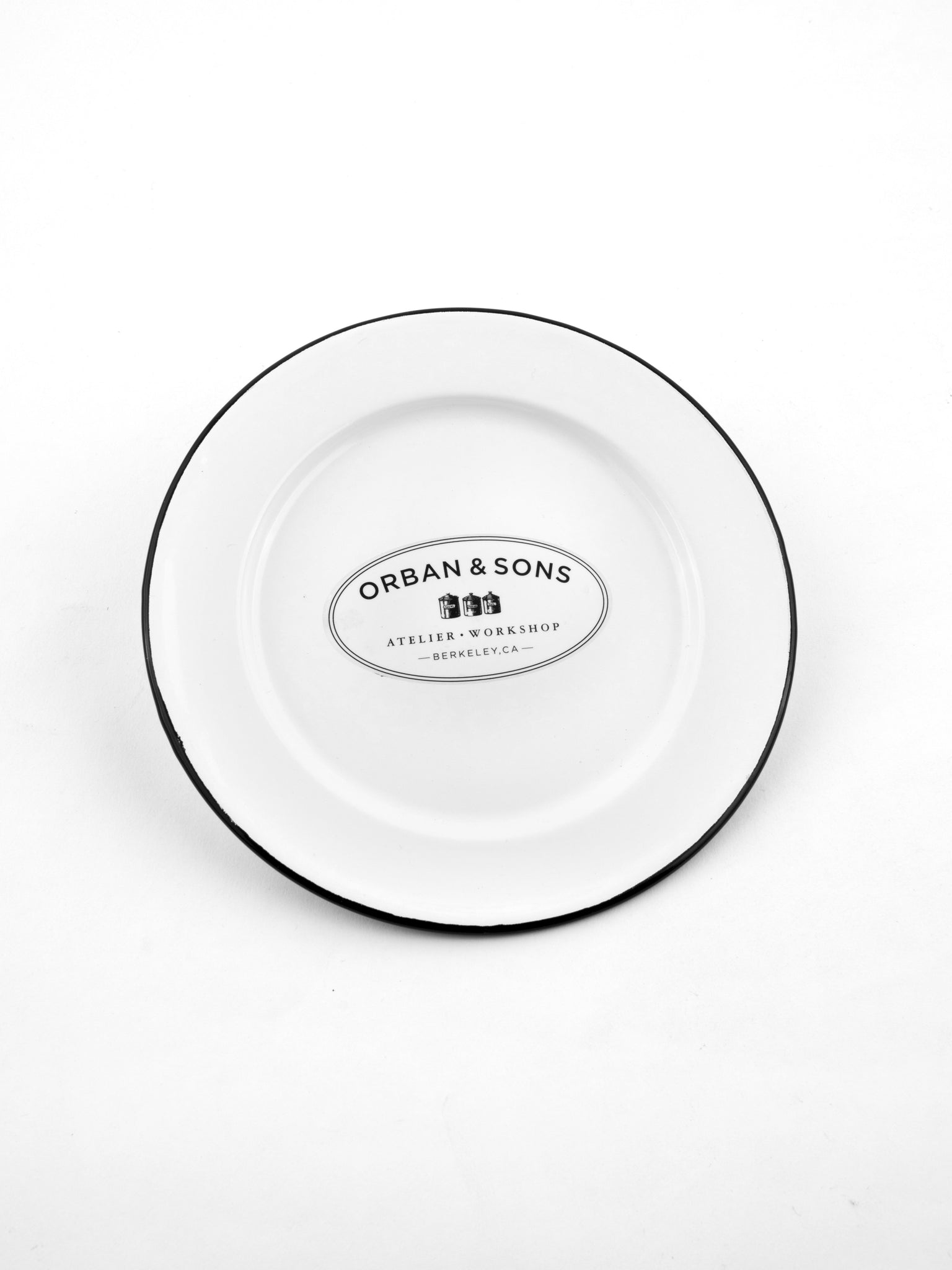 Orban & Sons Enamel Dessert Plate (Set of 4) - French Dry Goods