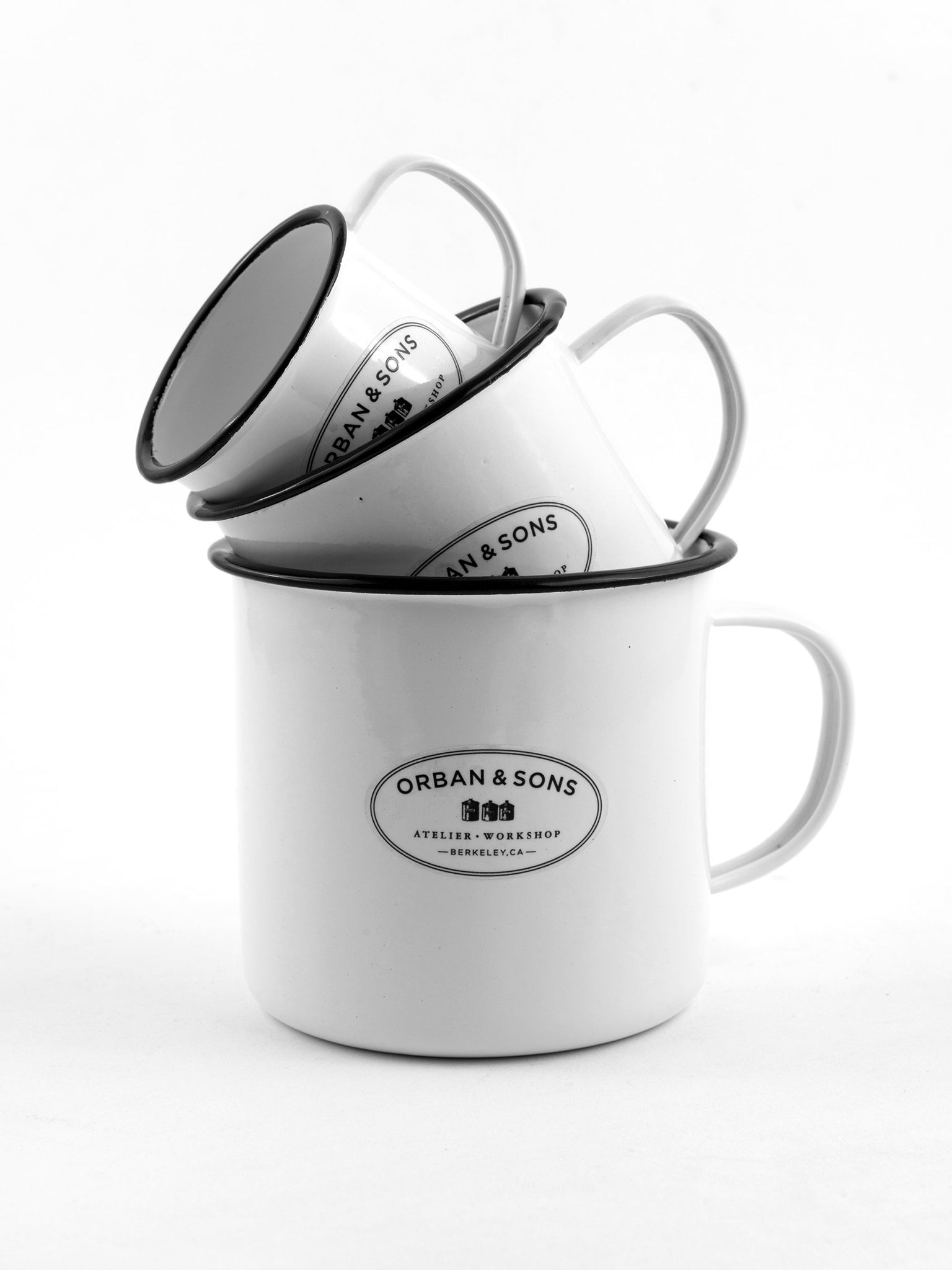 Orban & Sons Enamel Medium Mug (Set of 2) - French Dry Goods