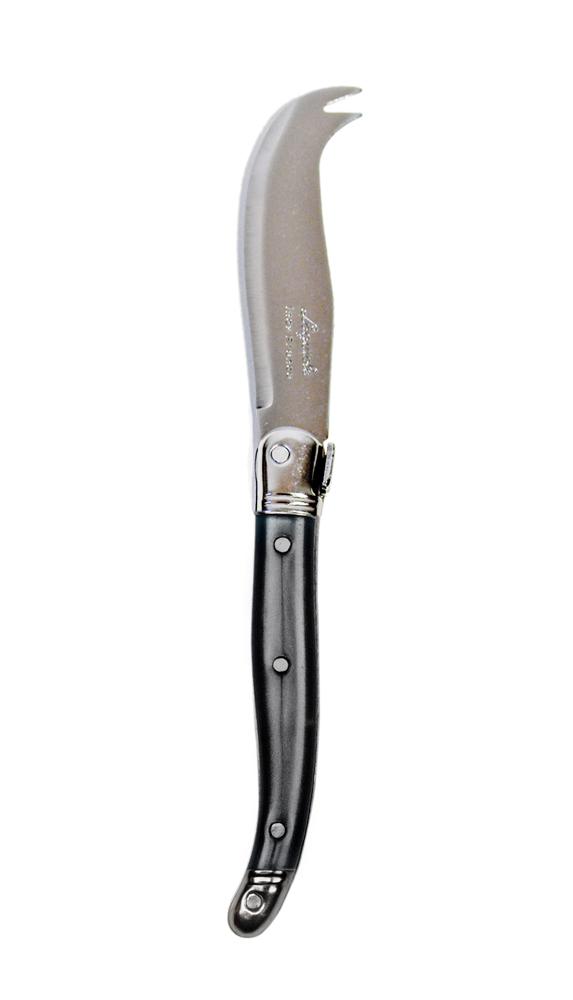 Laguiole Black Fork Tipped Knife - French Dry Goods