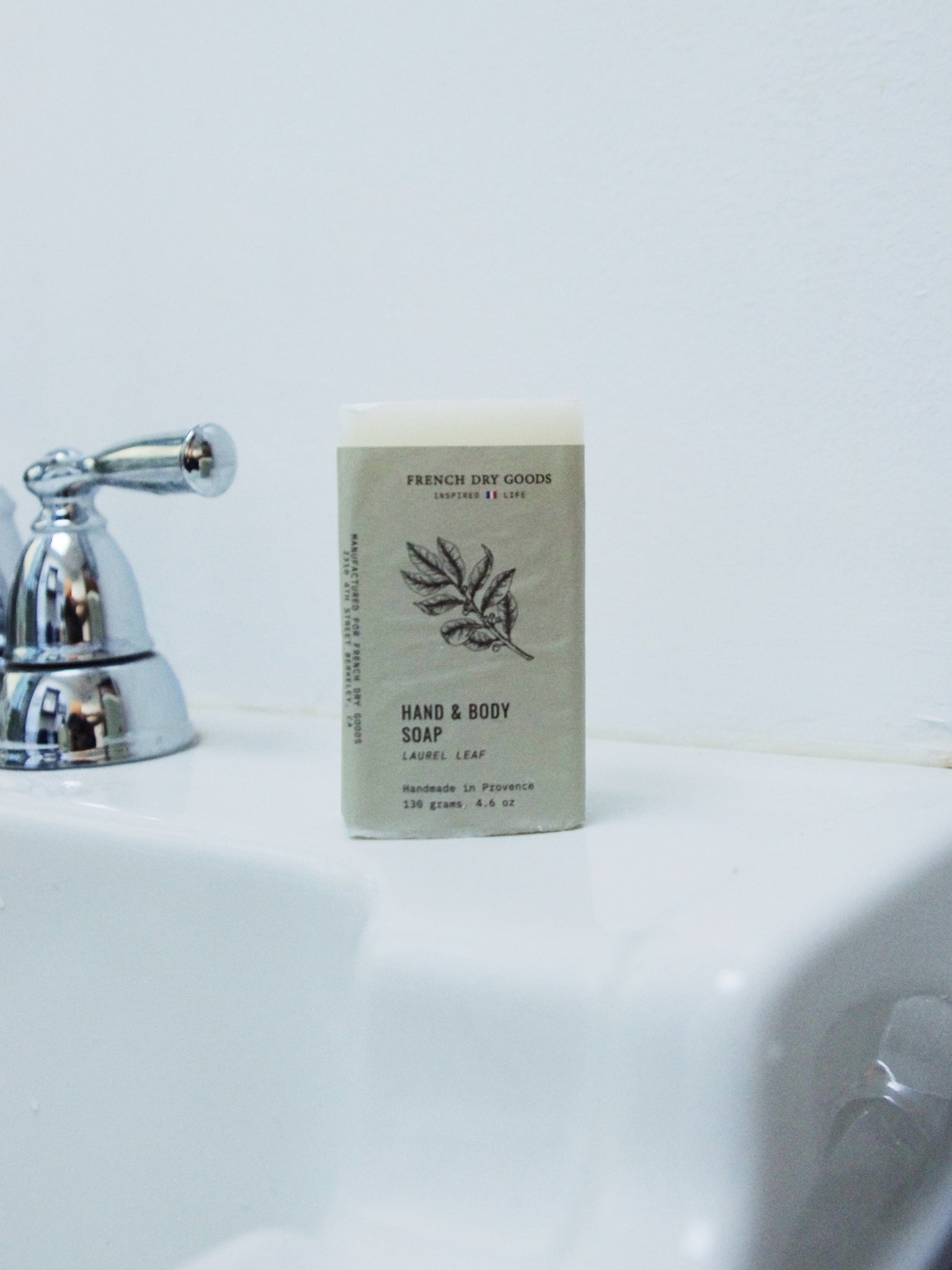 French Dry Goods 130g Bar Soap—Laurel Leaf