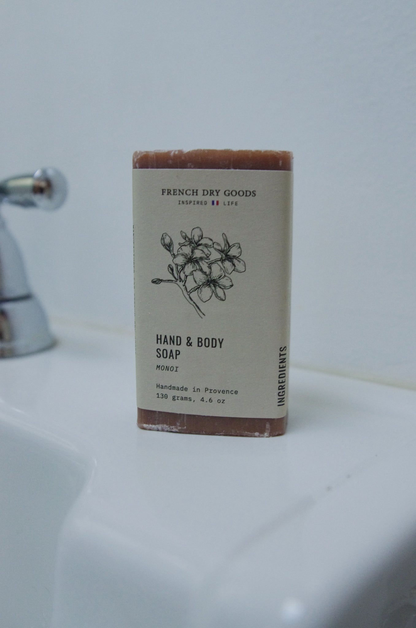 French Dry Goods 130g Bar Soap—Monoi