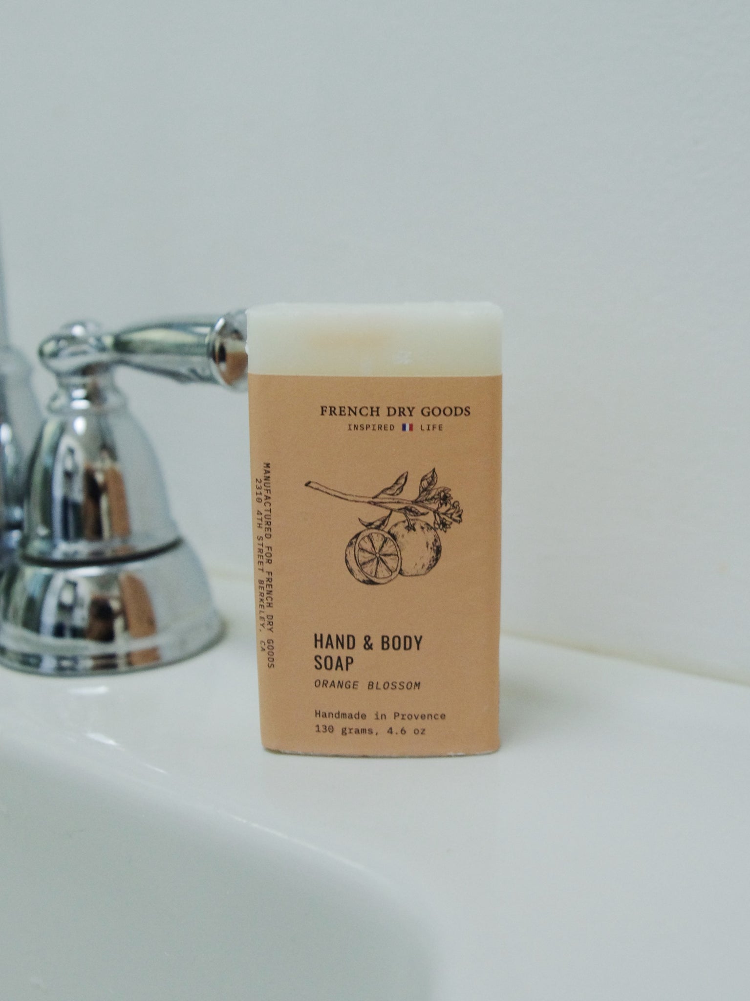French Dry Goods 130g Bar Soap—Orange Blossom