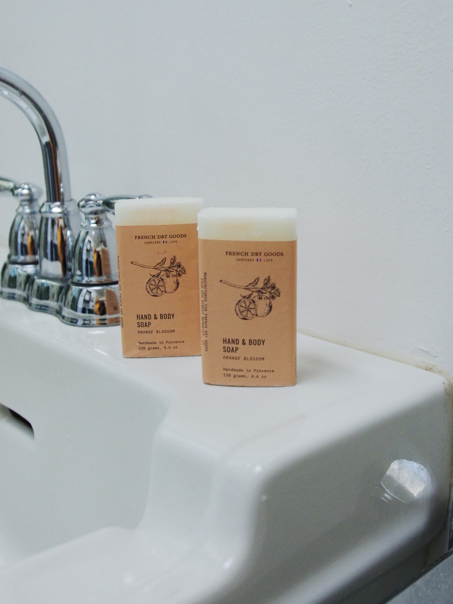 French Dry Goods 130g Bar Soap—Orange Blossom
