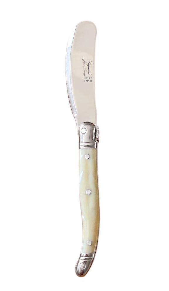 Laguiole Pale Horn Mini Spreader - French Dry Goods