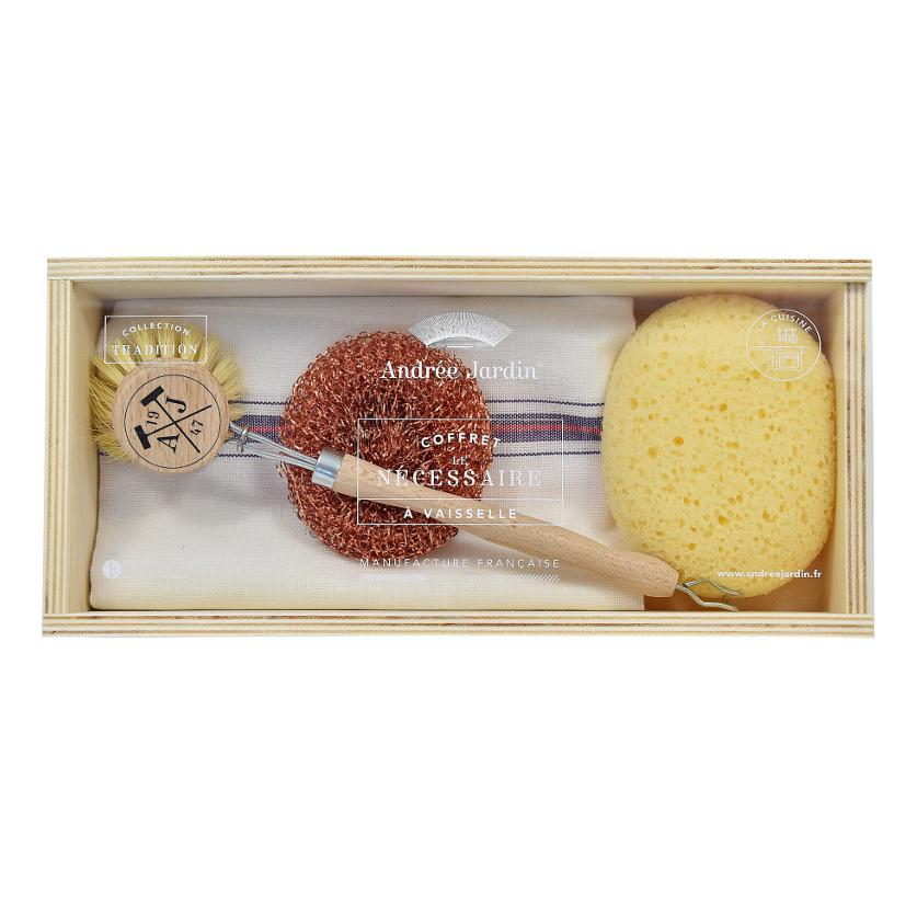 Andrée Jardin "Tradition" Dish Kit in Wooden Box Andrée Jardin andree-jardin-tradition-dish-kit-in-wooden-box - French Dry Goods
