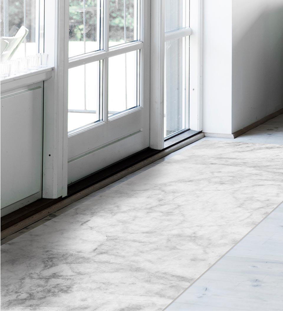 Beija Flor Carrara Marble Floor Mat Beija Flor beija-flor-carrara-marble-floor-mat - French Dry Goods