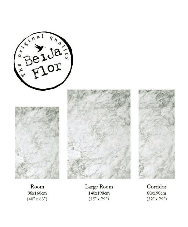 Beija Flor Carrara Marble Floor Mat Beija Flor beija-flor-carrara-marble-floor-mat - French Dry Goods