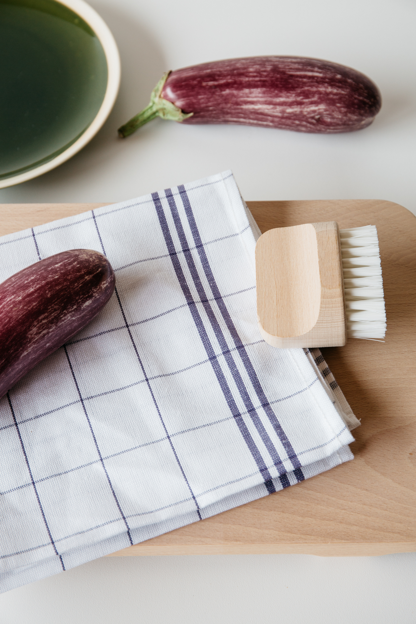 Decorative Kitchen Towels  Organic Saturation - Navy Blue Love