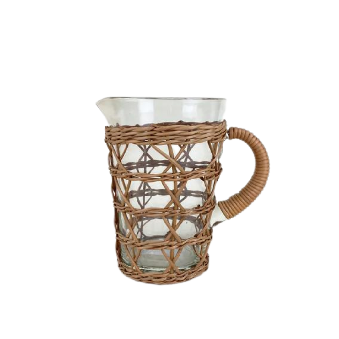 Rattan Cage Pitcher