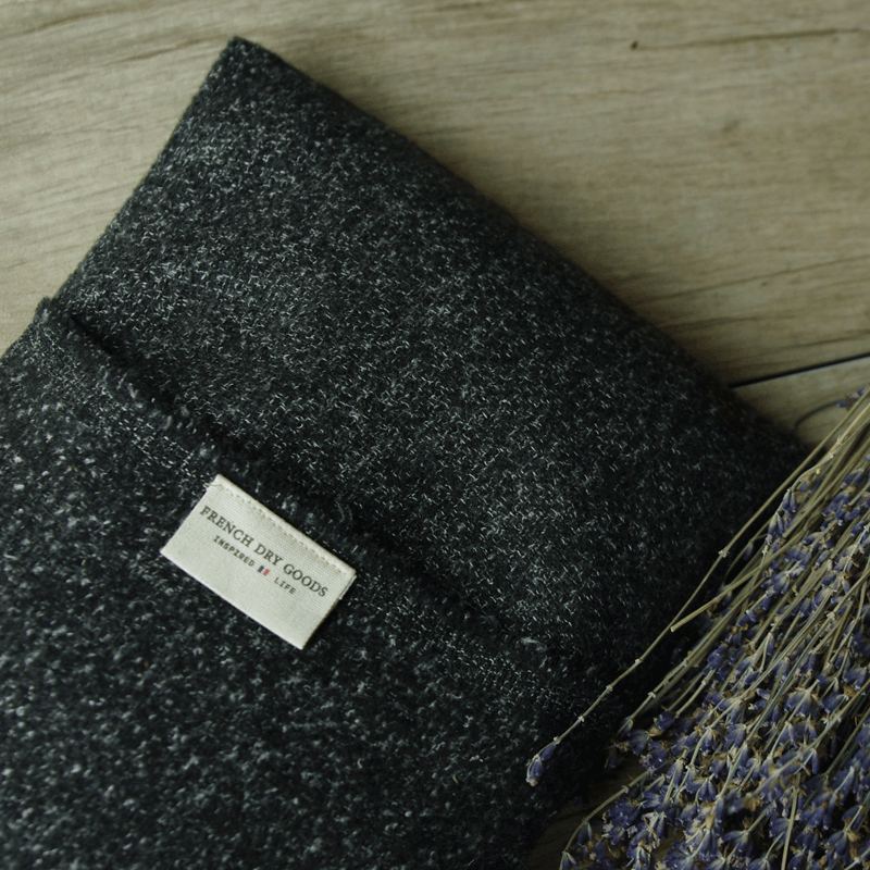 French Lavender Sachet—Black Wool